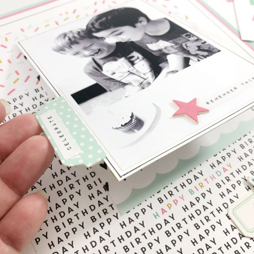 Hip Hip Hooray Birthday Layout 2