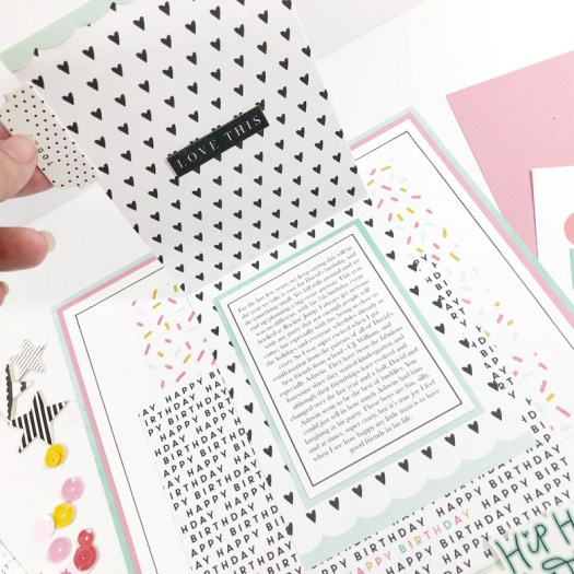 Hip Hip Hooray Birthday Layout 3