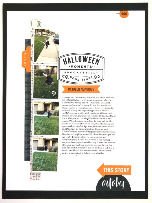 thosemissingpieces Halloween Layout